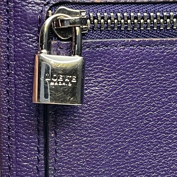 Loewe Purple Bifold Continental Wallet w/ Anagram - Preowned - Picture 3 of 15